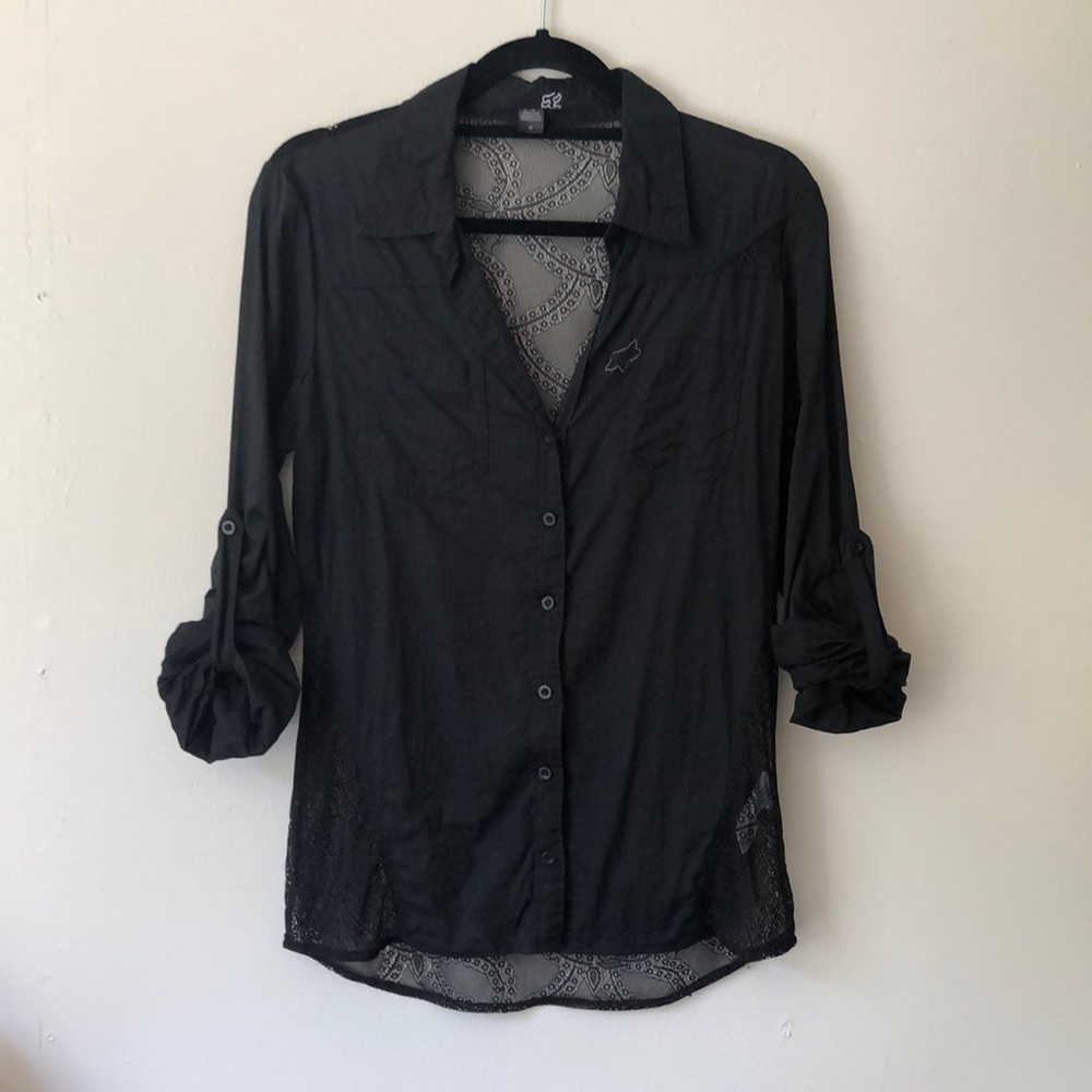 Lace Back Fashion Top